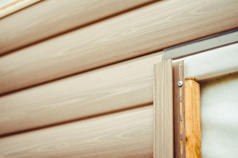 Close-up of Siding Seams